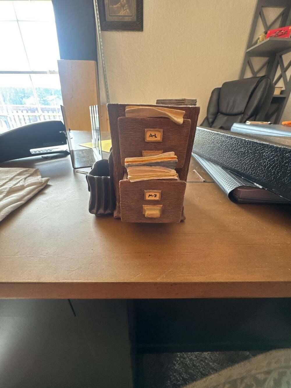 Vintage Hand-Painted Pen Holder